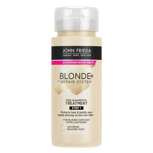 Wehkamp John Frieda Blonde+ Repair Bond Building Pre-shampoo - 100 ml aanbieding