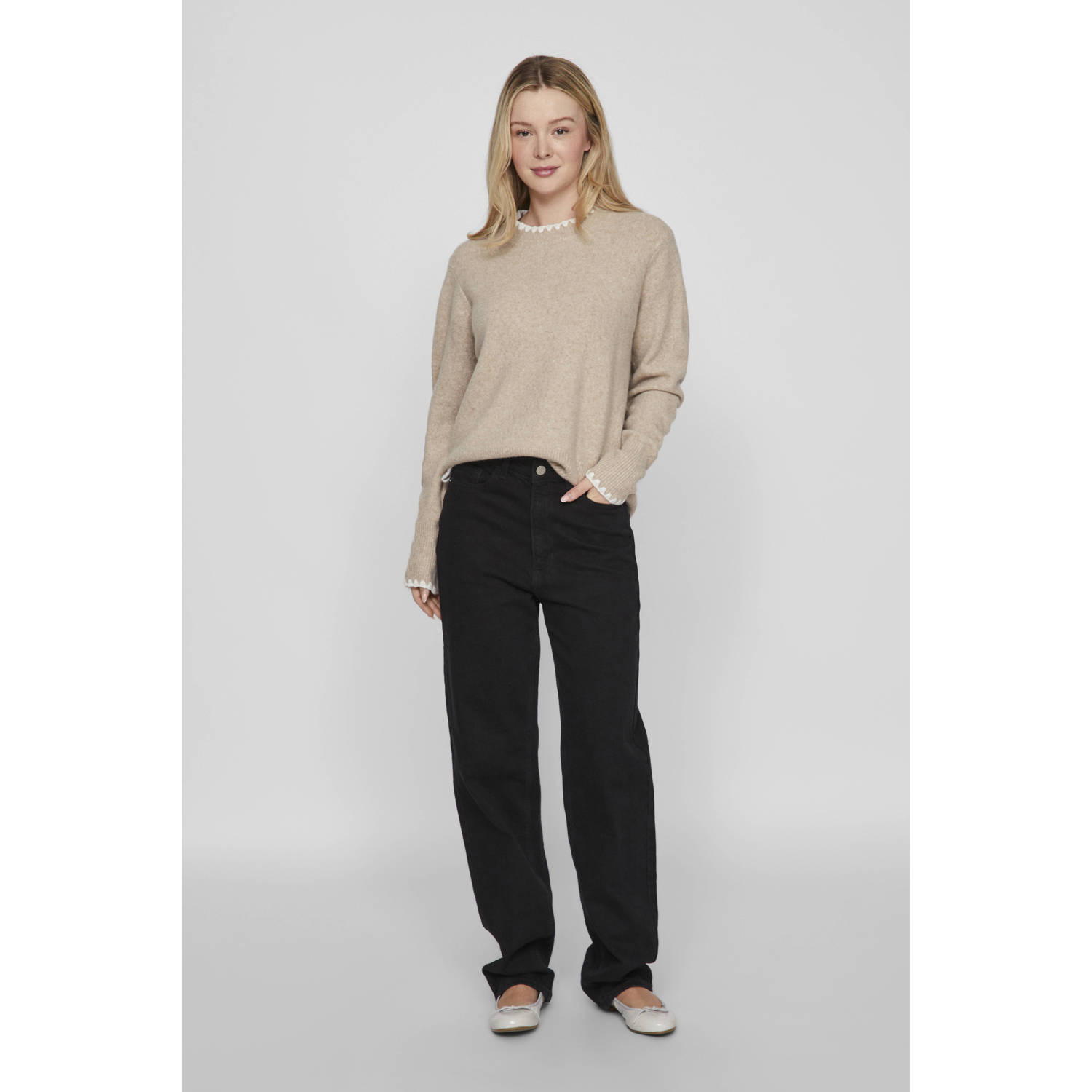 VILA pullover beige