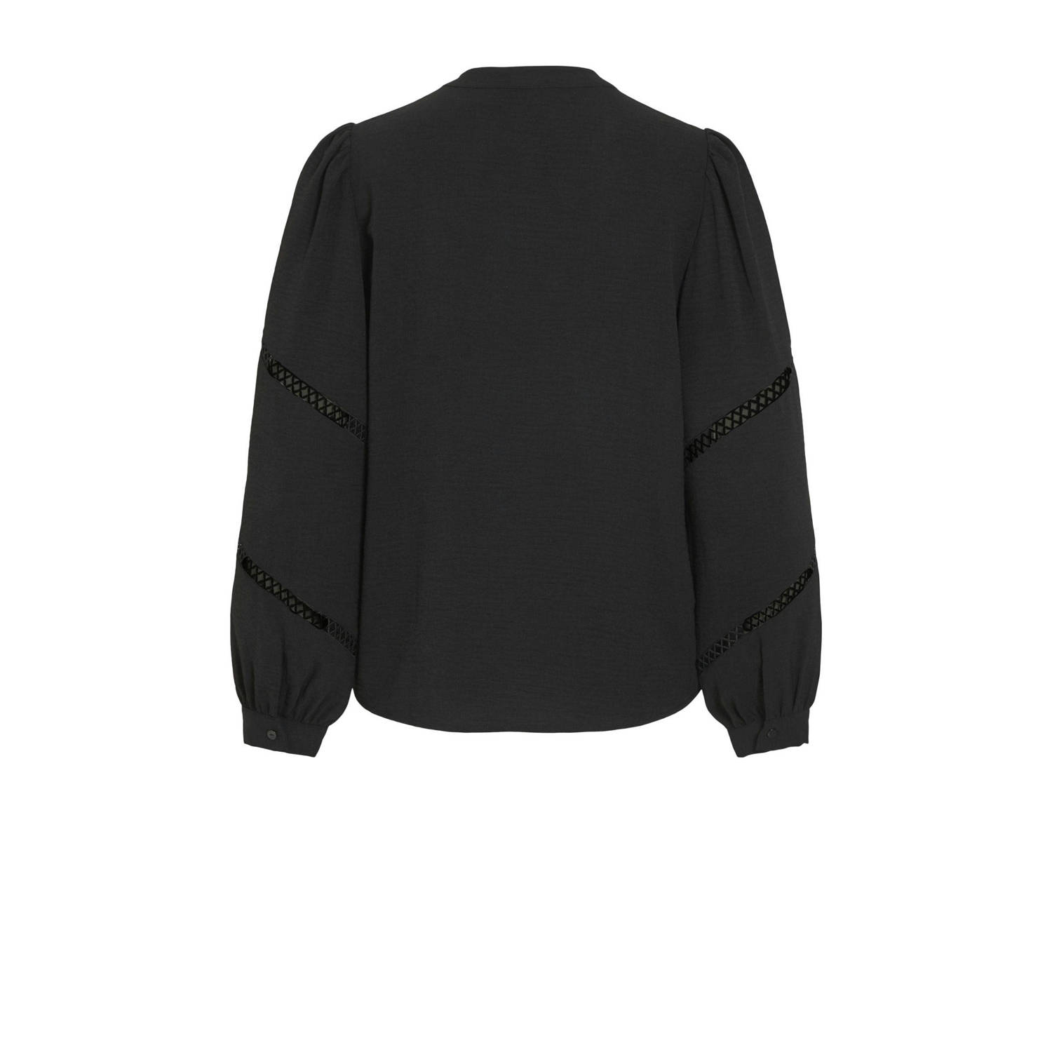 VILA blouse VIJACKIE zwart