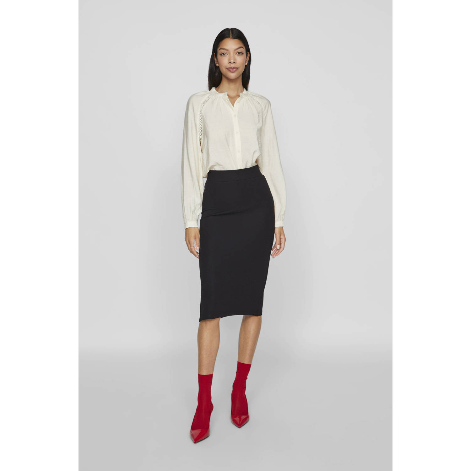 VILA blouse VIDOGMA crème