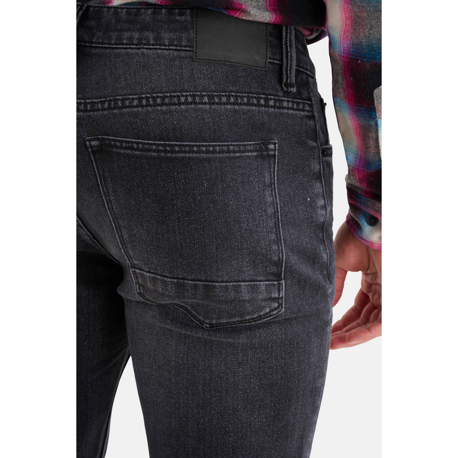 Shoeby slim fit L30 jeans grijs