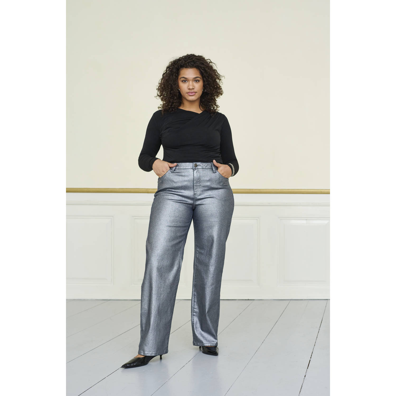 Kaffe Curve top KCaidi zwart
