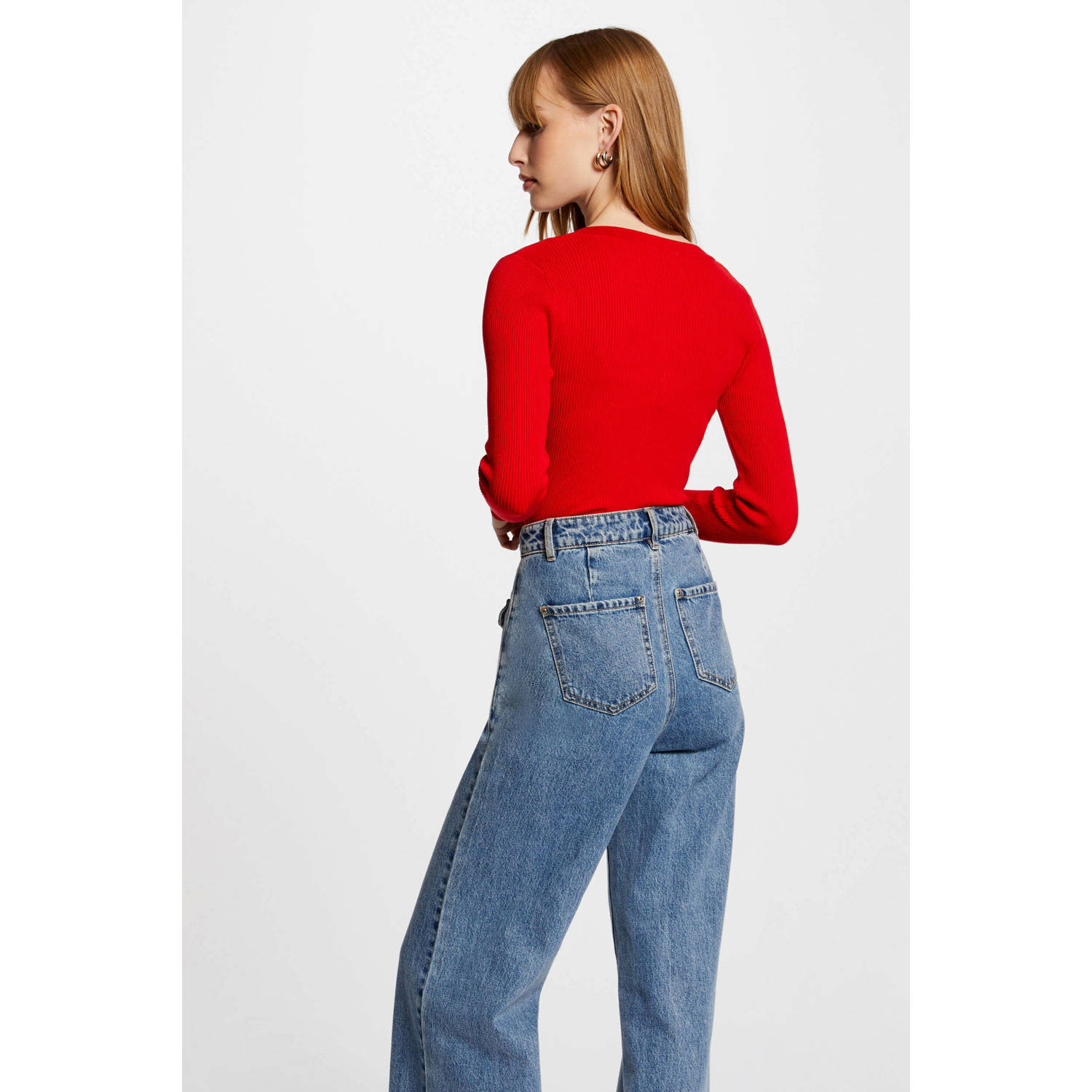 Morgan gebreide trui rood