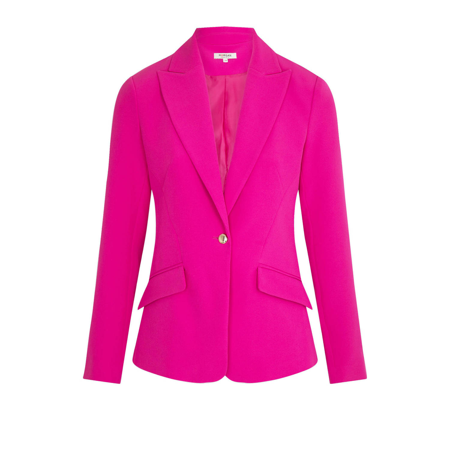 Morgan rechtvallende blazer roze