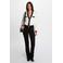 Morgan vest wit/zwart