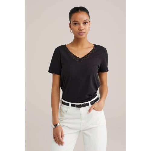 T-shirt wit afbeelding