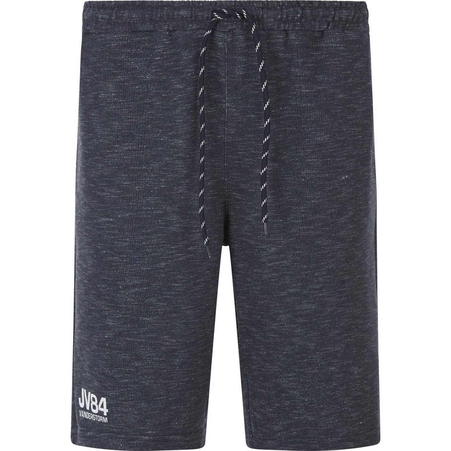 Jan Vanderstorm sweatshort JORNRIK Plus Size donkerblauw (set van 2)