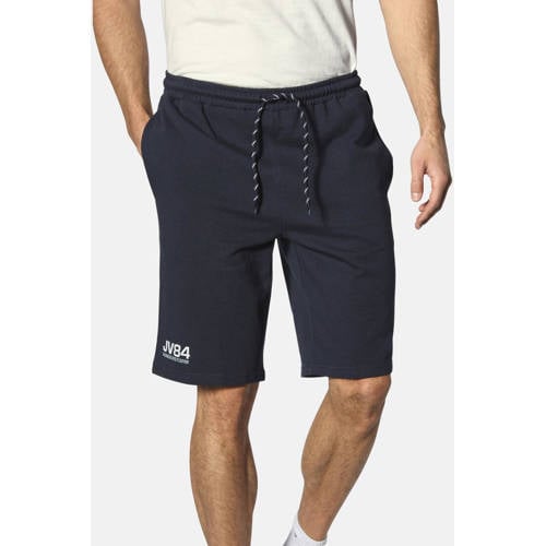 Jan Vanderstorm sweatshort JORNRIK Plus Size donkerblauw (set van 2) afbeelding
