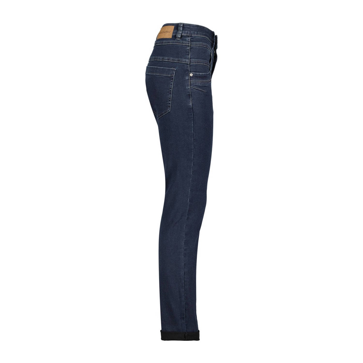 Red Button high waist regular jeans Relax ribjog dark blue denim