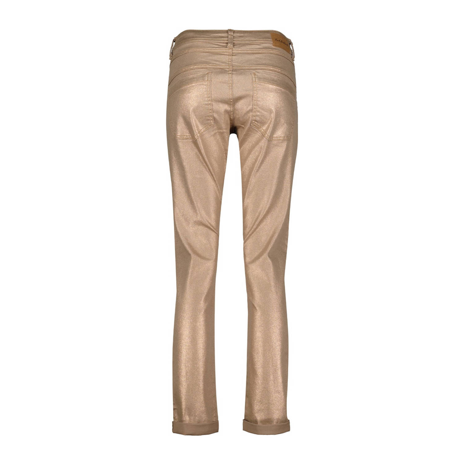 Red Button straight fit broek Relax sparkle goud