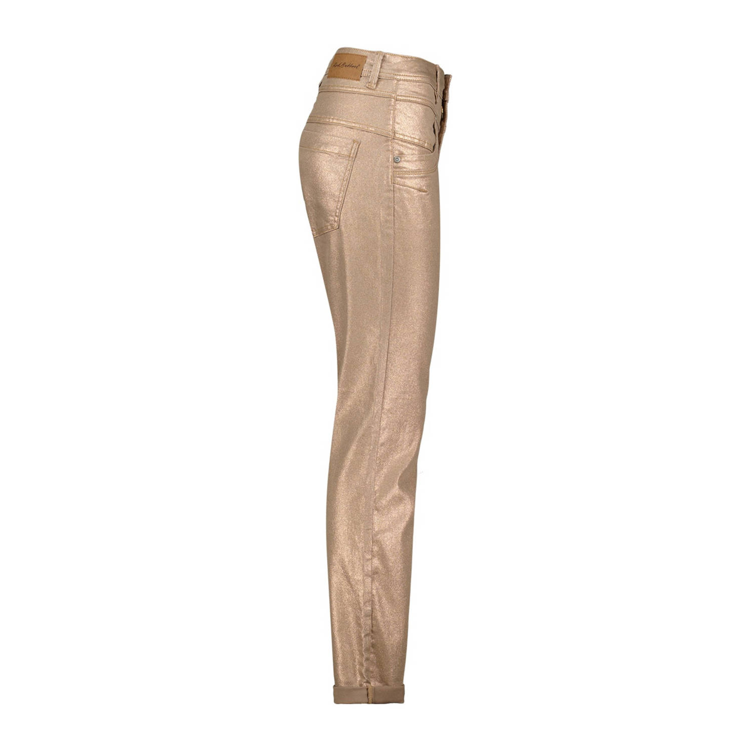 Red Button straight fit broek Relax sparkle goud