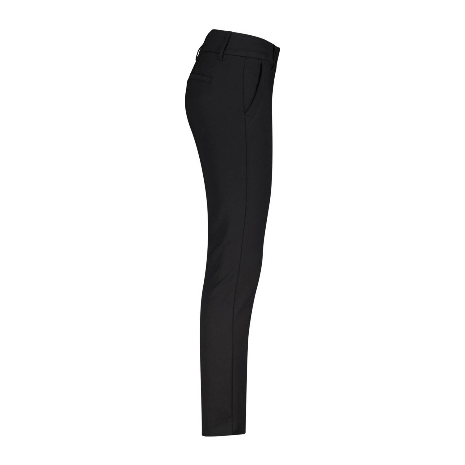 Red Button high waist straight fit broek Diana smart zwart