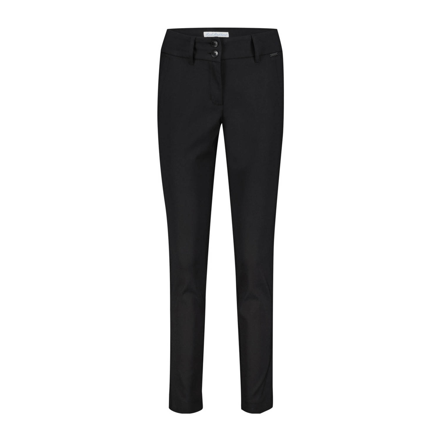Red Button high waist straight fit broek Diana smart zwart