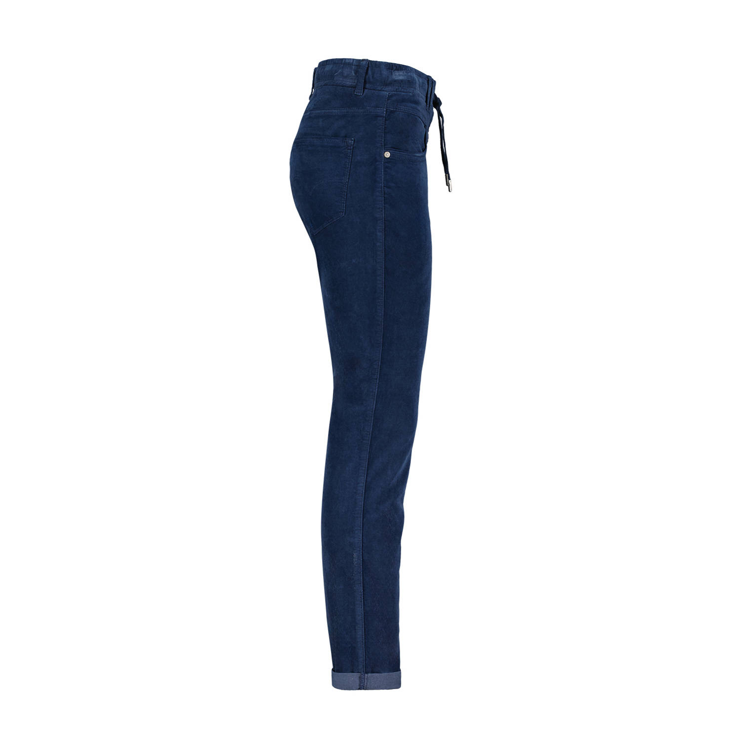 Red Button velours high waist regular jeans Tessy velvet medium blue denim