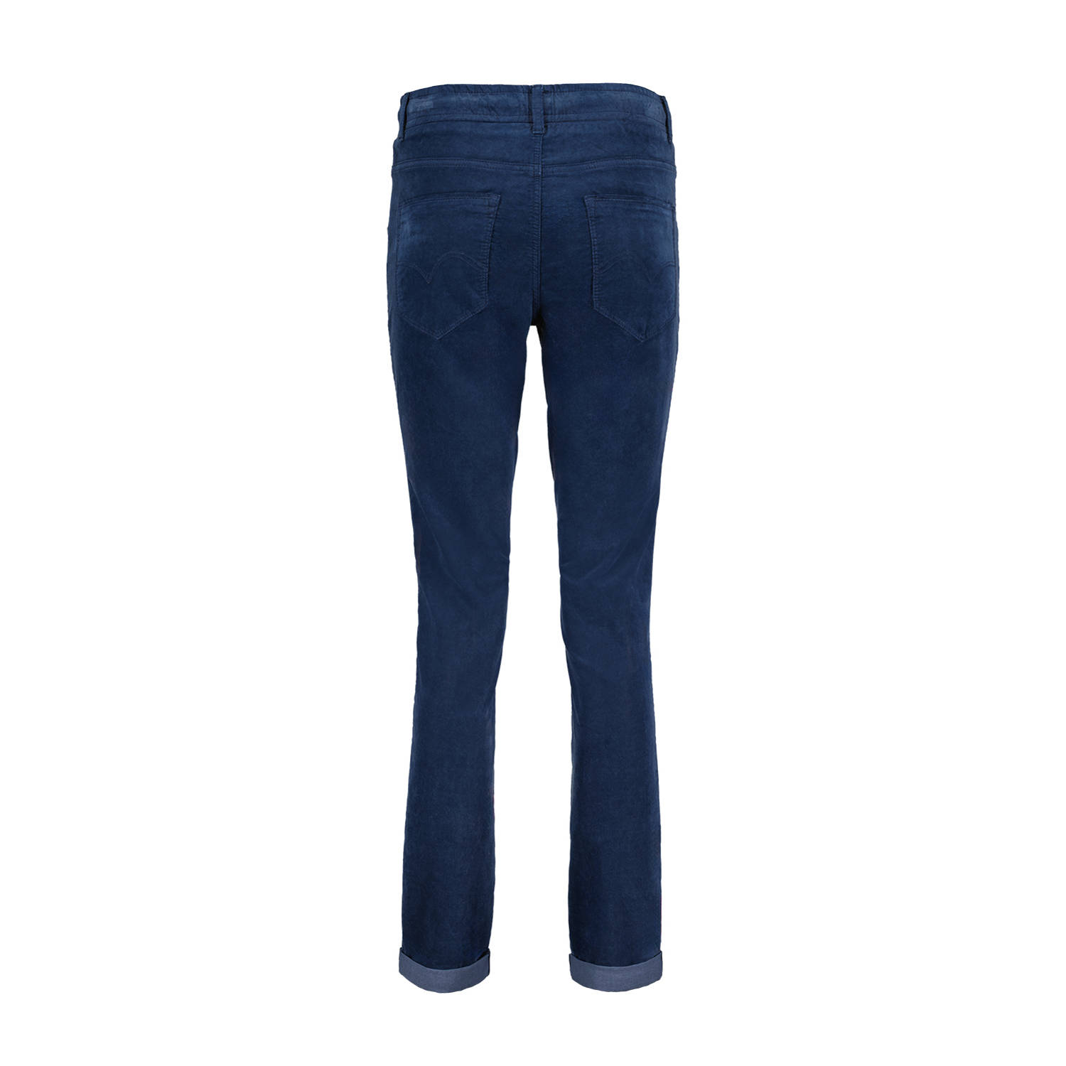 Red Button velours high waist regular jeans Tessy velvet medium blue denim