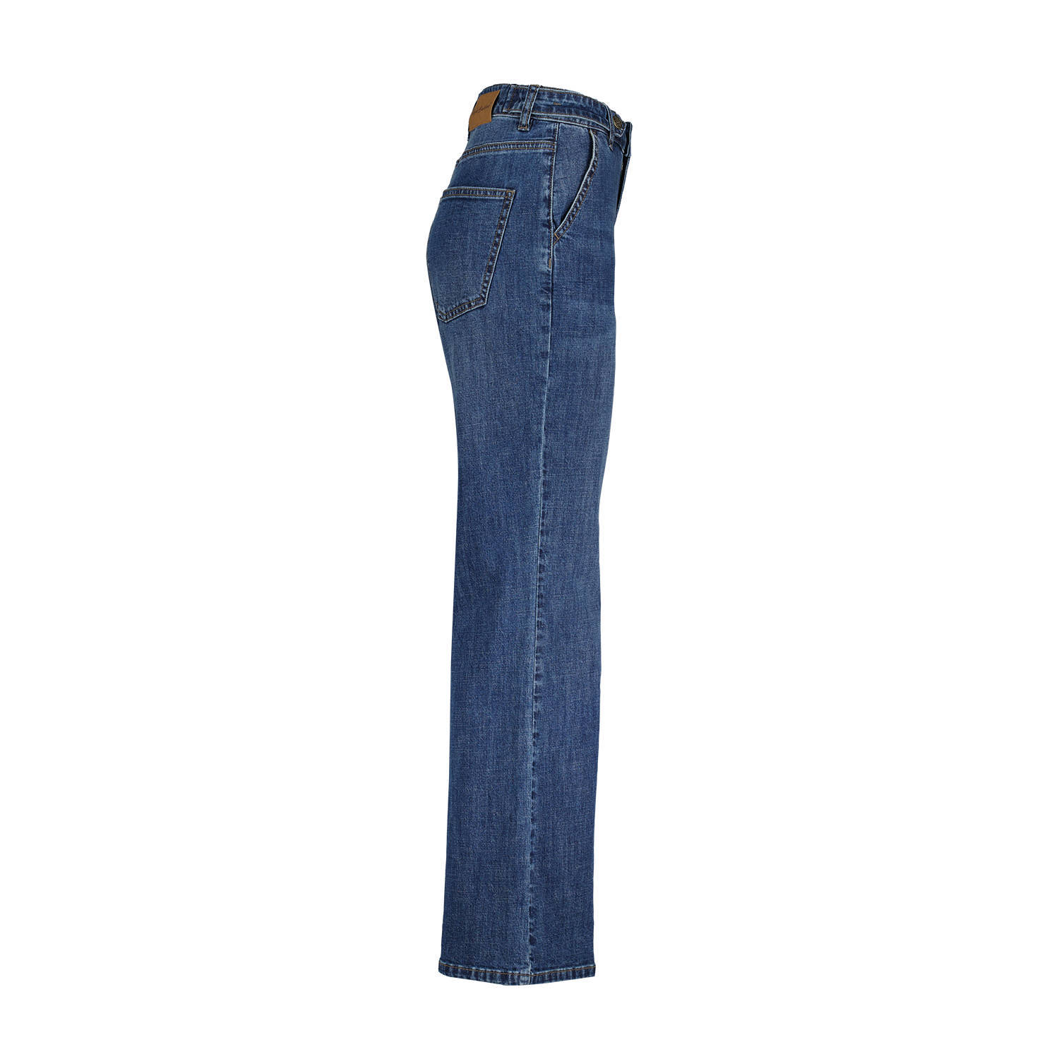 Red Button straight leg jeans Colette & loops dark blue denim