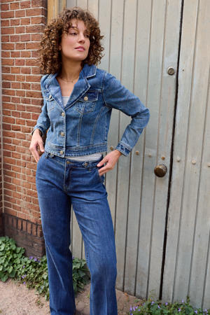 straight leg jeans Colette & loops dark blue denim