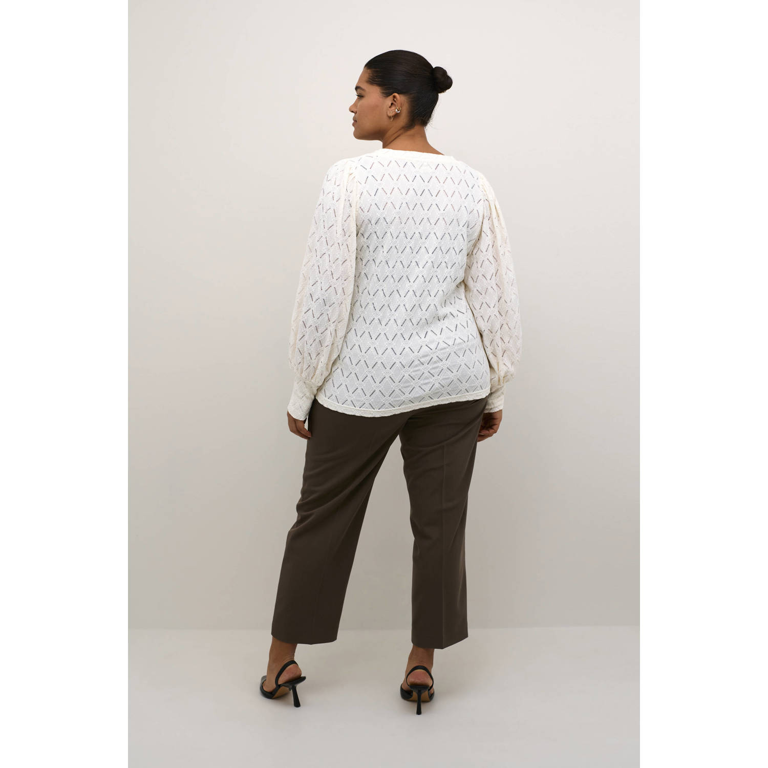 Kaffe Curve top KCtina wit