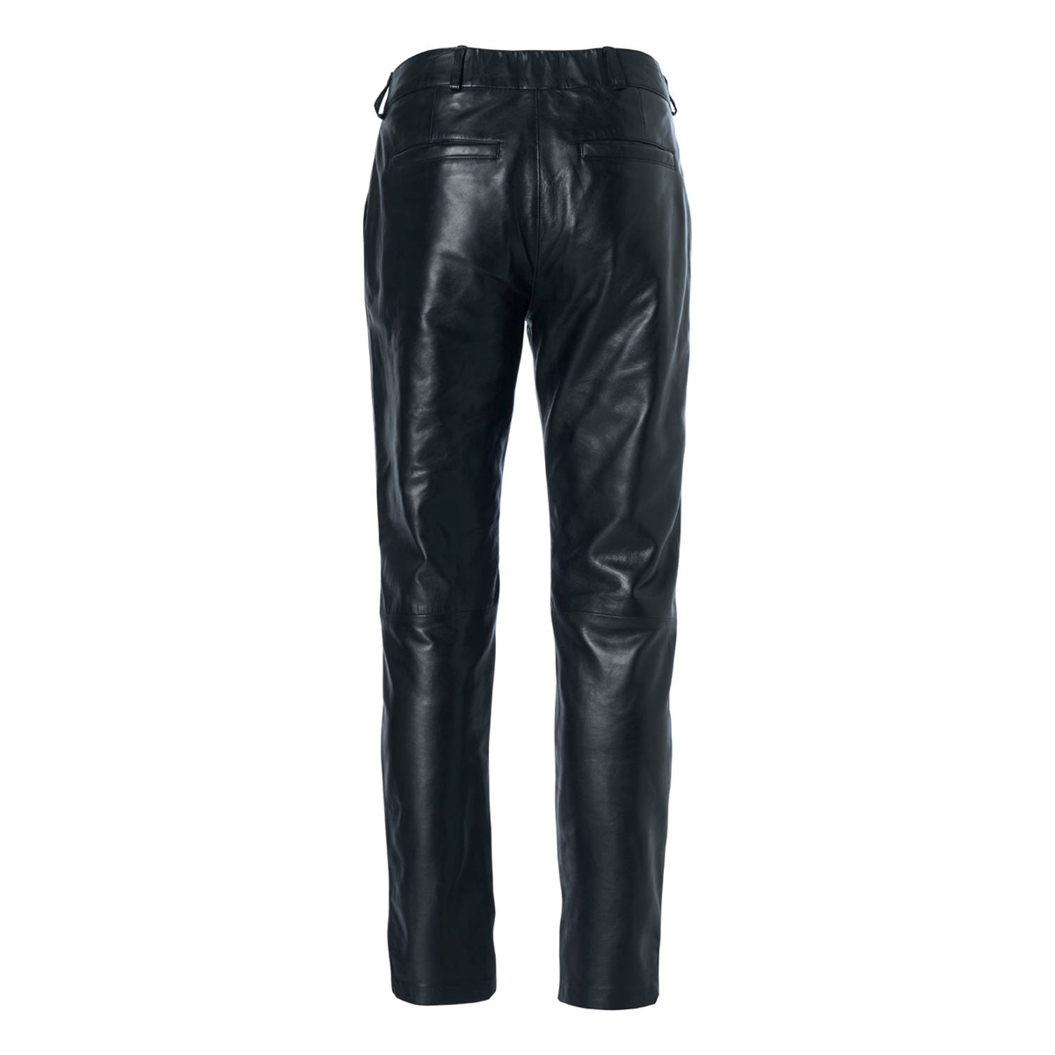 Mart Visser zwarte leren broek Caroline Tensen