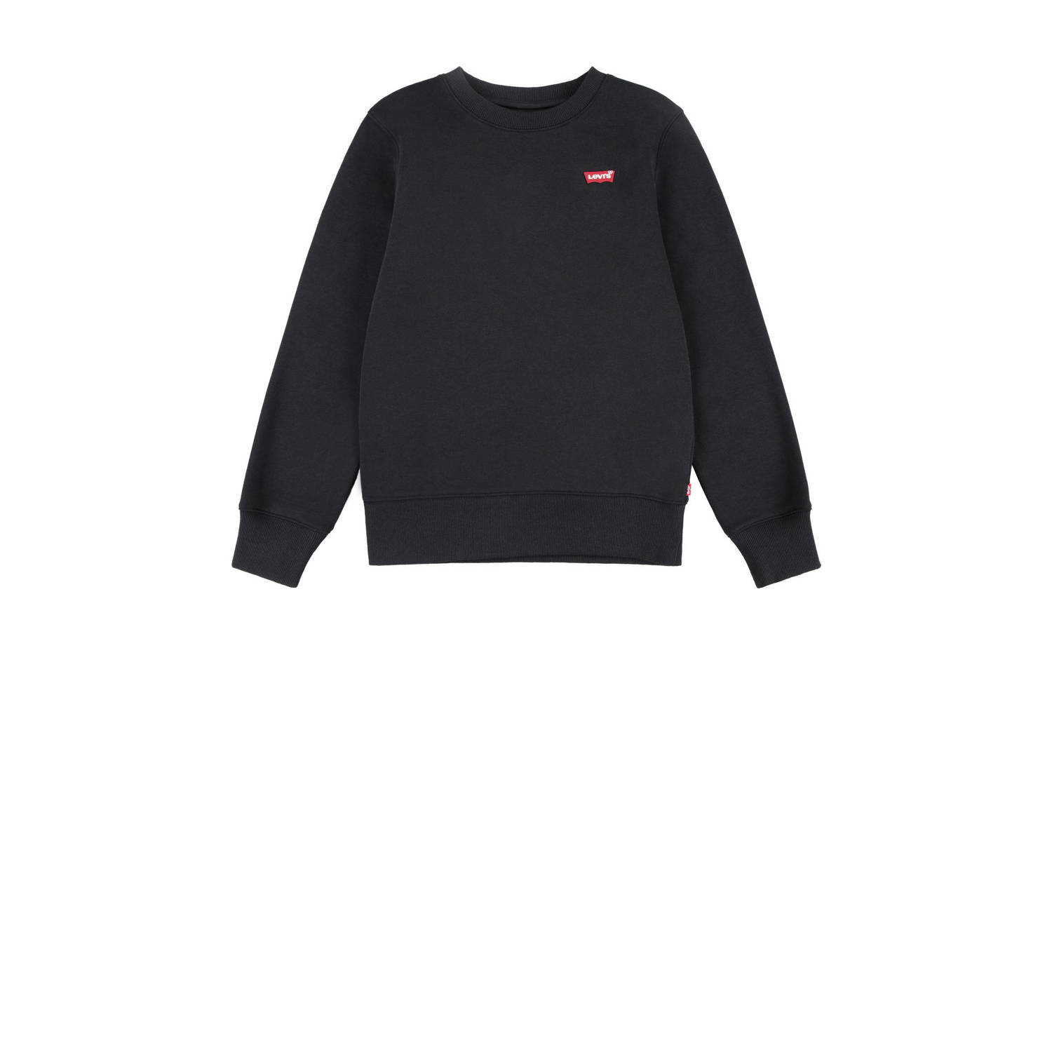 Levis Levi's Kids sweater zwart Effen 116 | Sweater van Levi's