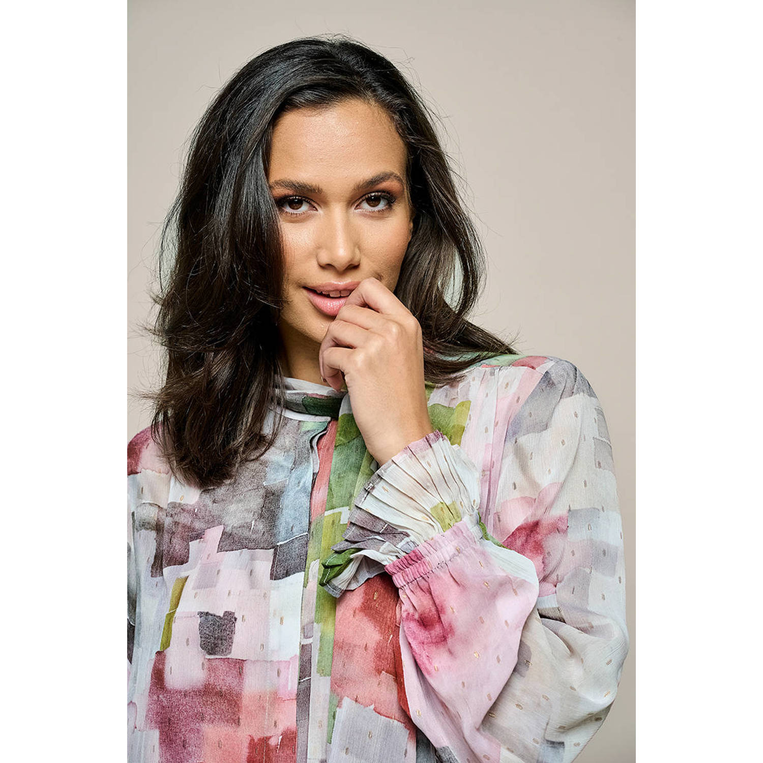 Mart Visser blouse Irina met all over print multi
