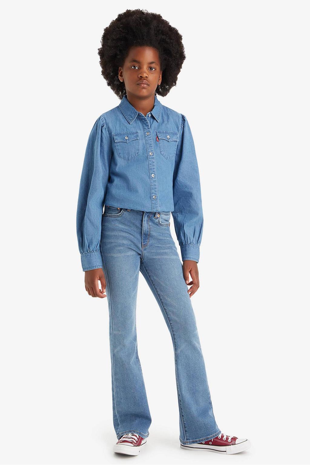 Levi's Kids 726 high waist flared jeans CLEAN GETAWAY