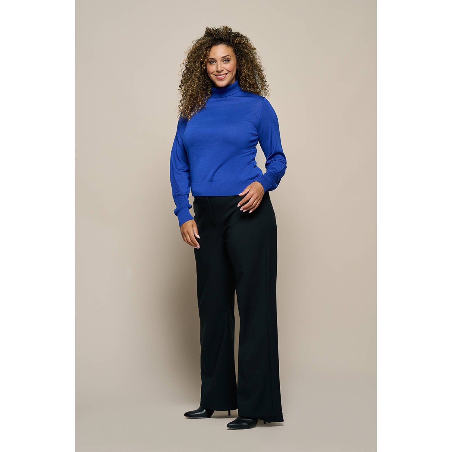 Mart Visser regular fit broek Rosely zwart