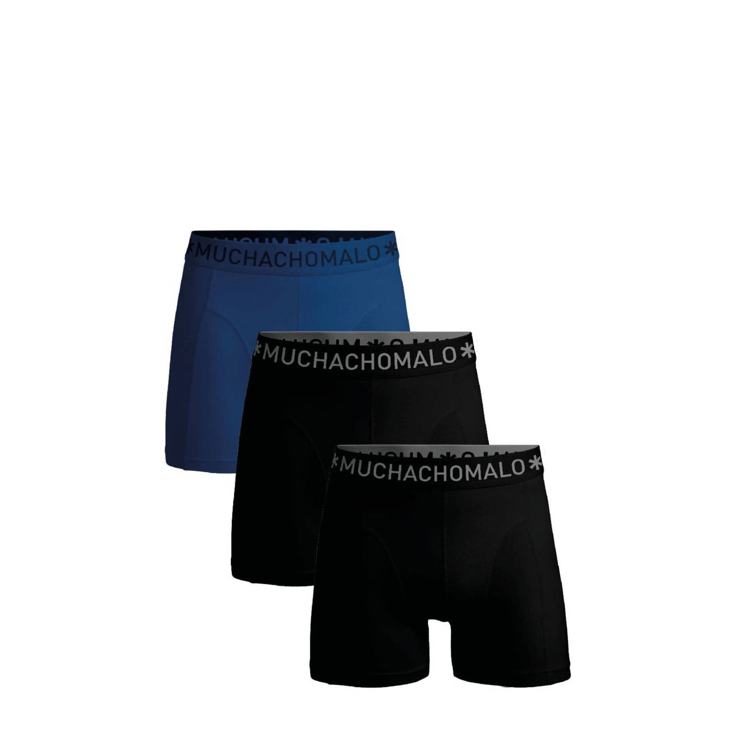 Muchachomalo Microfiber Solid Boxershorts Heren (3-pack)