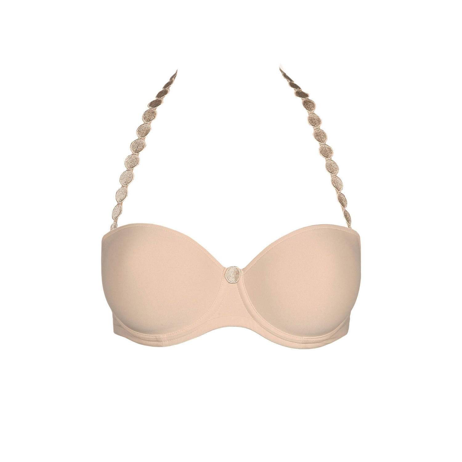 Marie Jo voorgevormde strapless beugelbh Tom beige