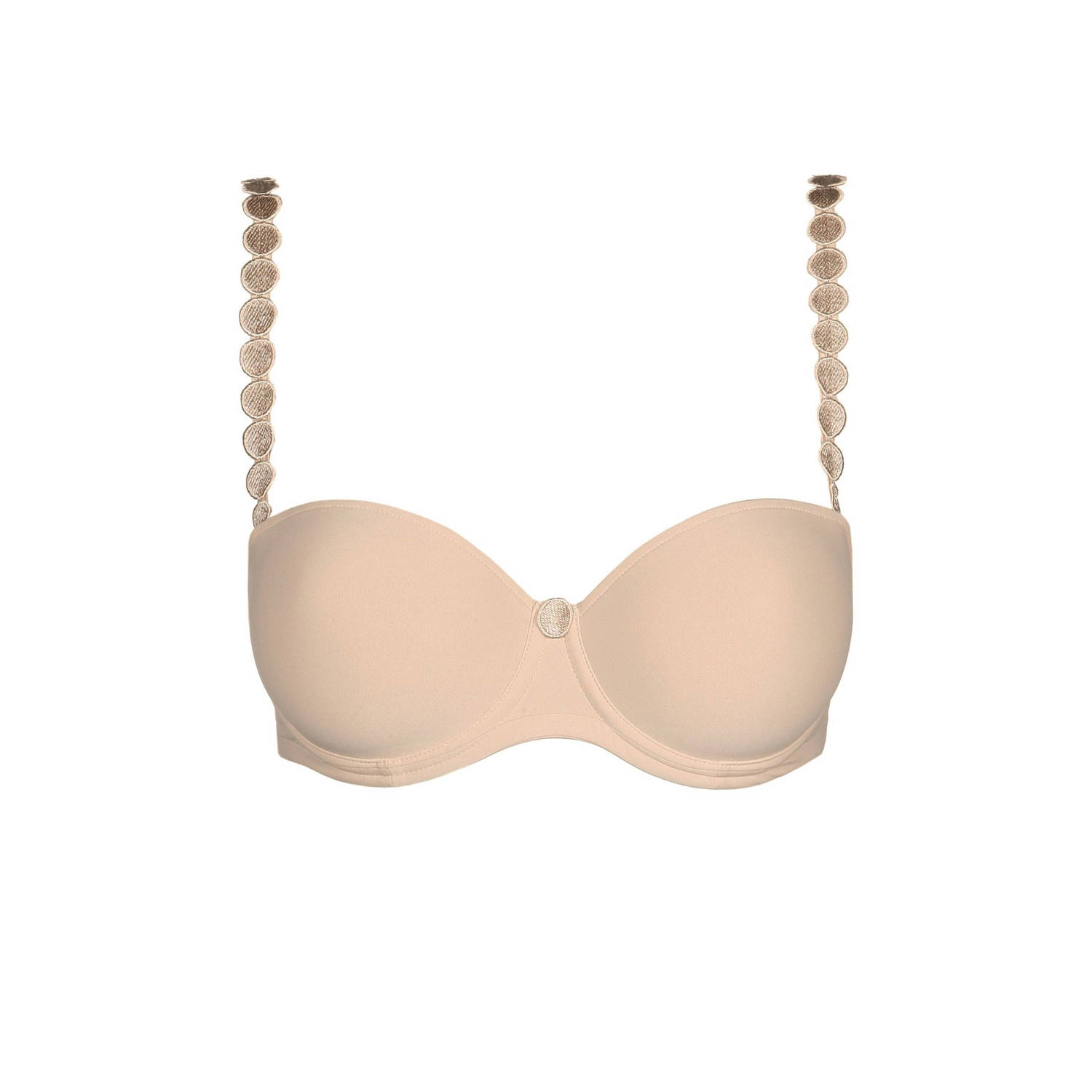 Marie Jo voorgevormde strapless beugelbh Tom beige