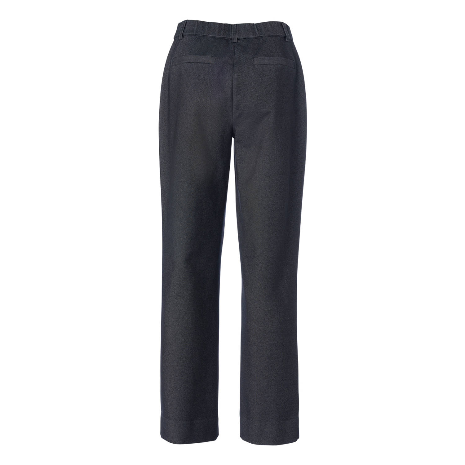 Mart Visser geruite straight fit broek Yvon zwart