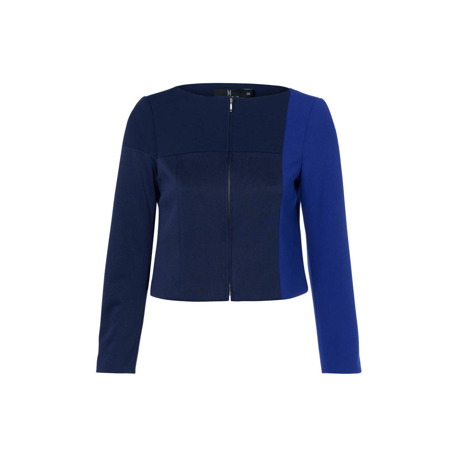 Mart Visser rechtvallende blazer Chanera blauw zwart