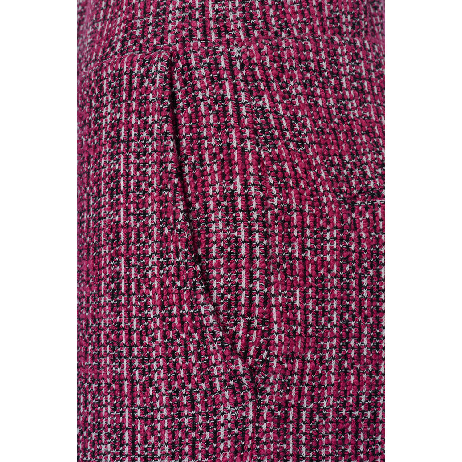 Mart Visser high waist straight fit broek Clarion fuchsia