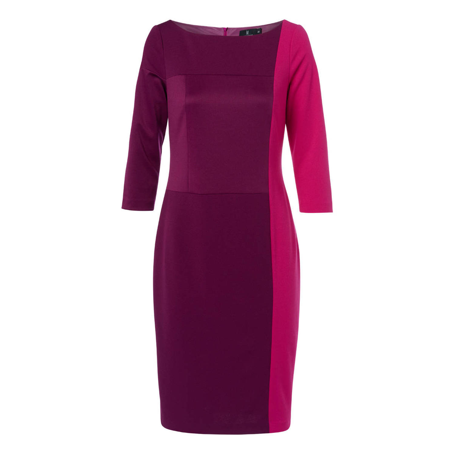 Mart Visser jurk Canehill met grafische print fuchsia paars
