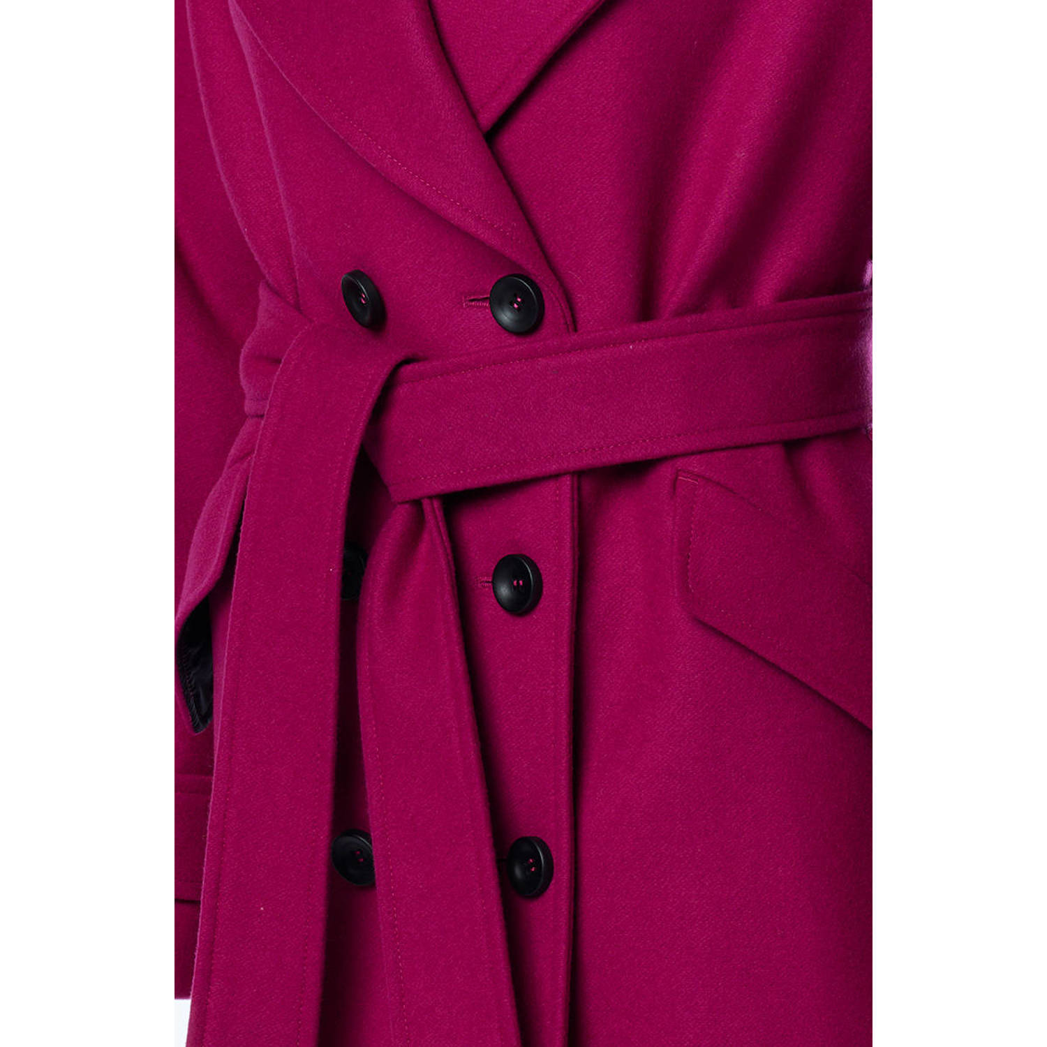 Mart Visser jas Cameron met wol fuchsia