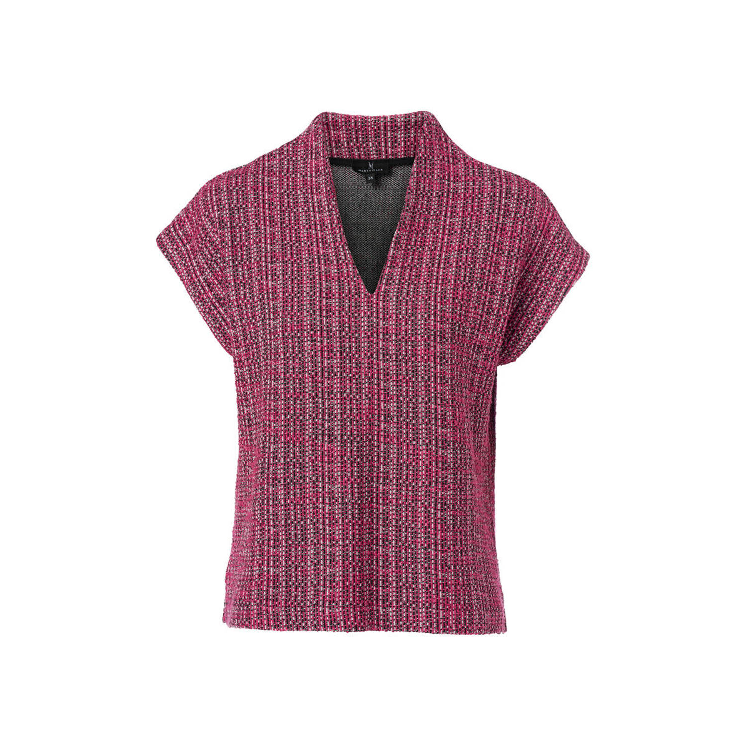 Mart Visser top Beau fuchsia