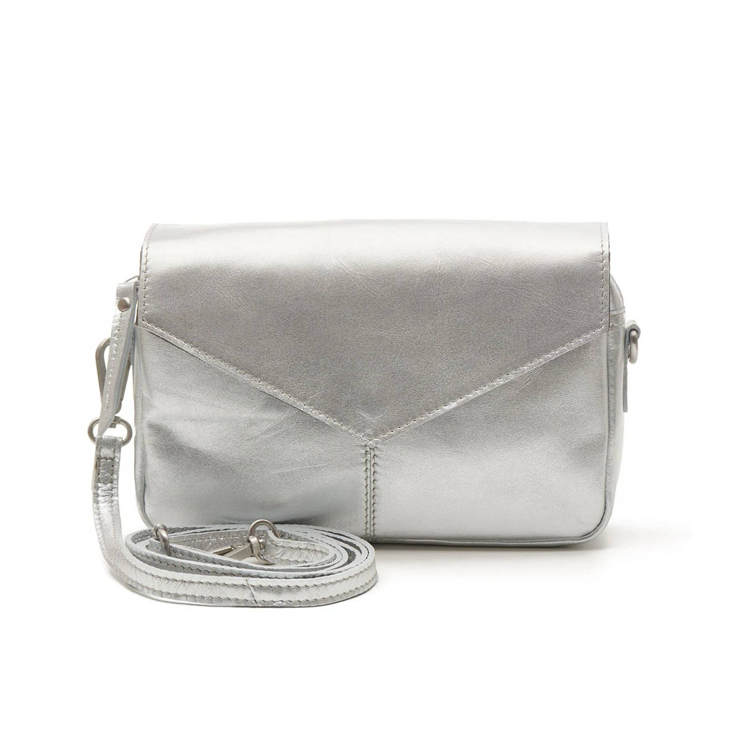 Chabo Bags leren crossbody tas Rio Romy goudkleurig