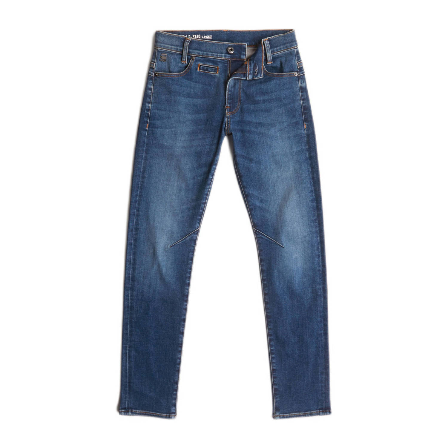 G-Star RAW Jongens D-Staq Slim Jeans Midden blauw jongens