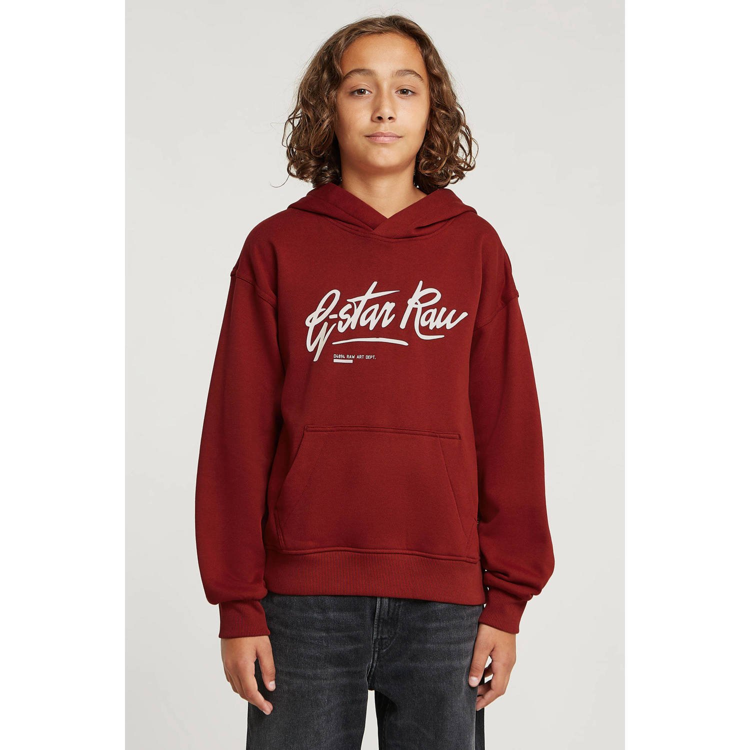 G-STAR hoodie rood