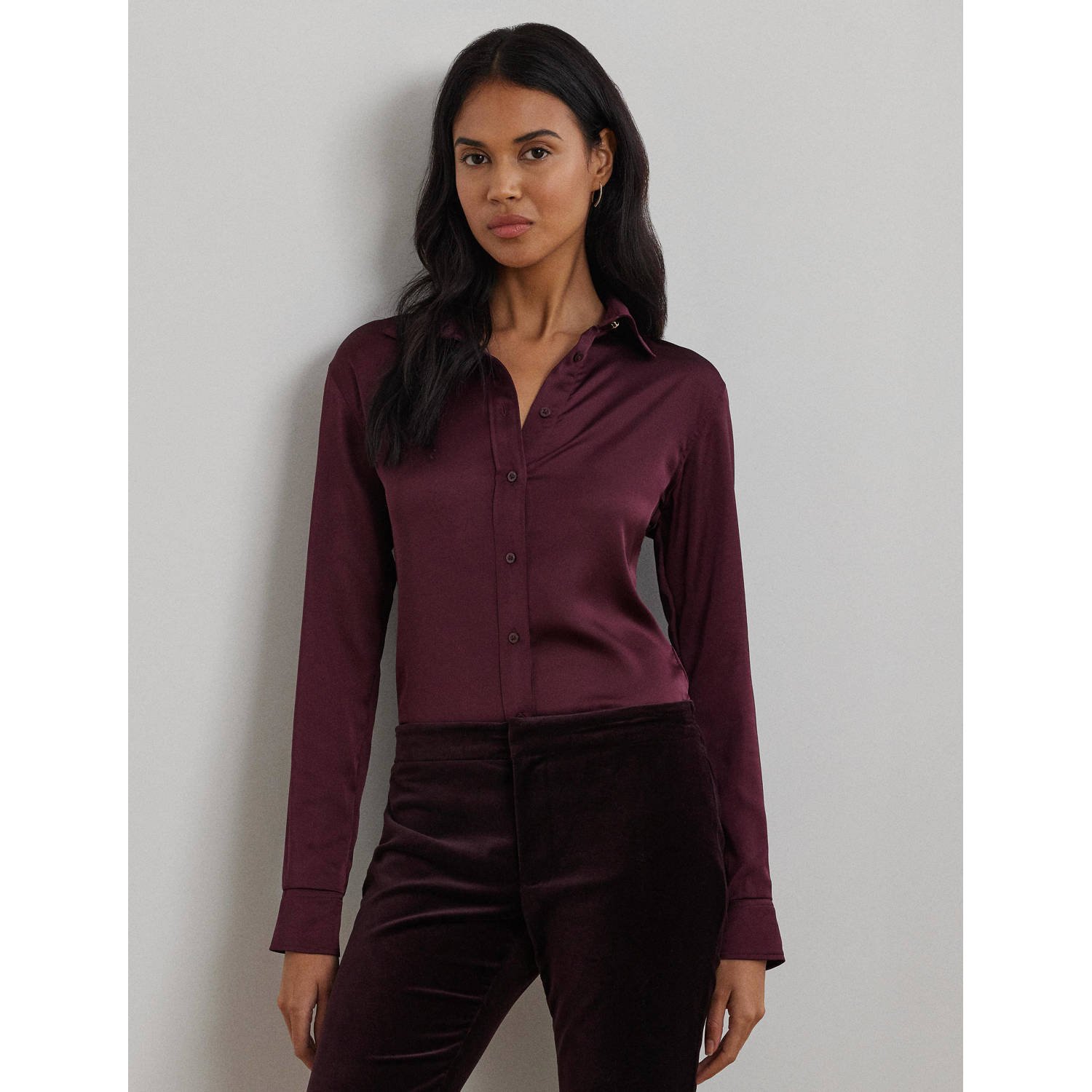 Lauren Ralph Lauren Regular fit overhemdblouse met deelnaden model 'JAMELKO'