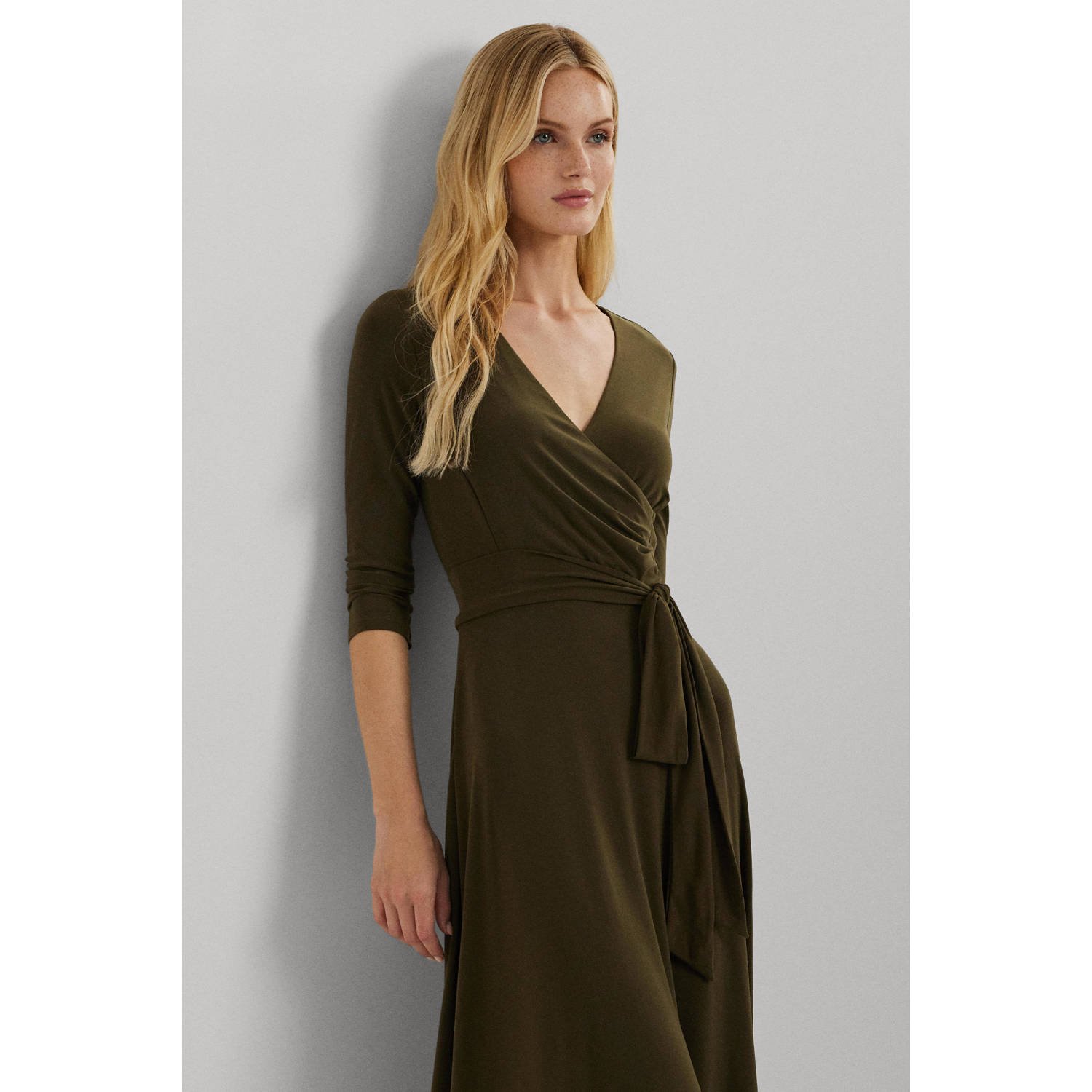 Lauren Ralph Lauren midi jurk groen
