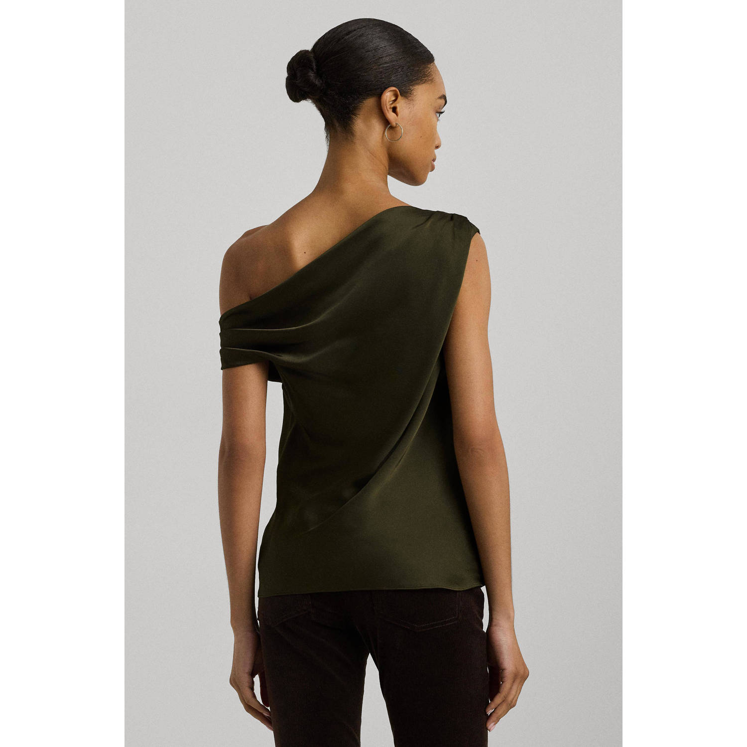 Lauren Ralph Lauren one shouldertop groen