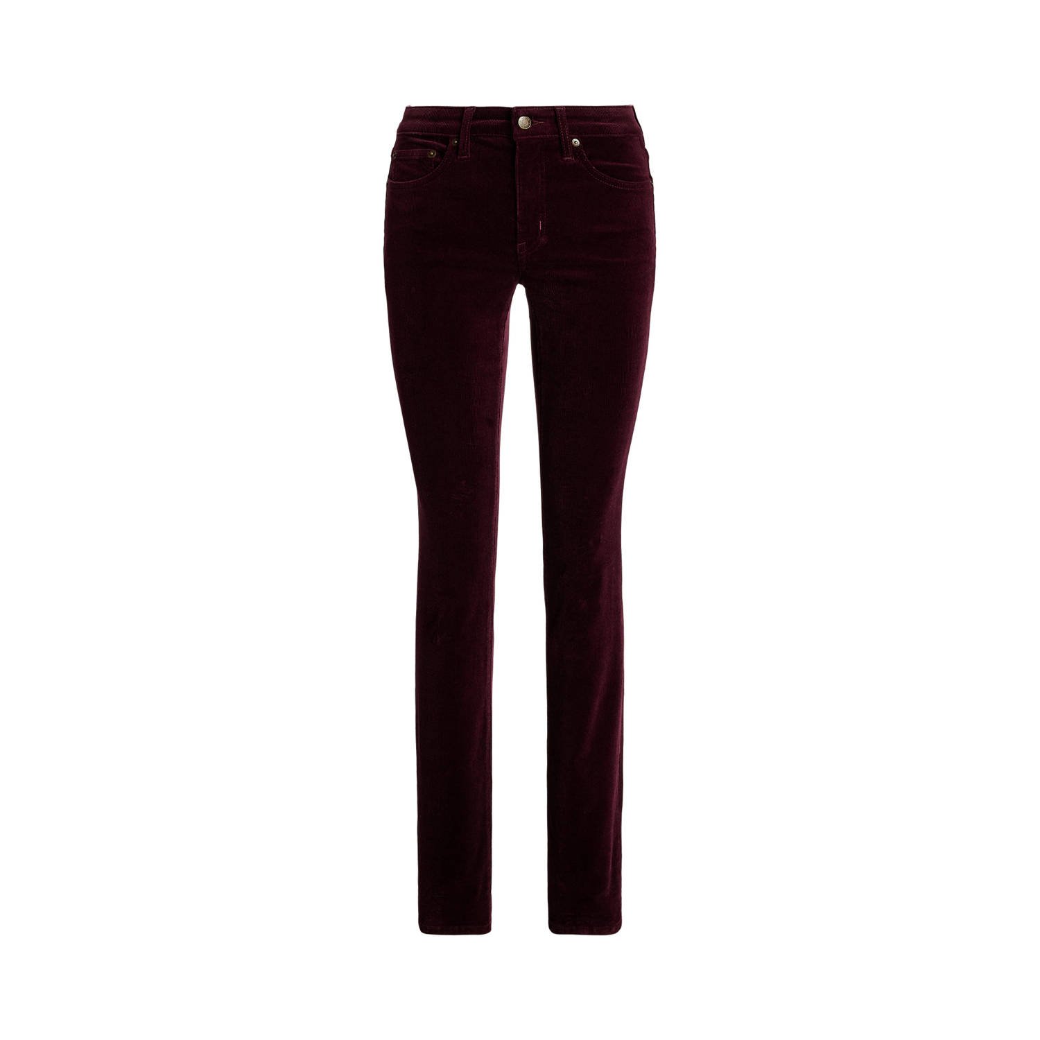 Lauren Ralph Lauren Straight leg corduroy broek in 5-pocketmodel