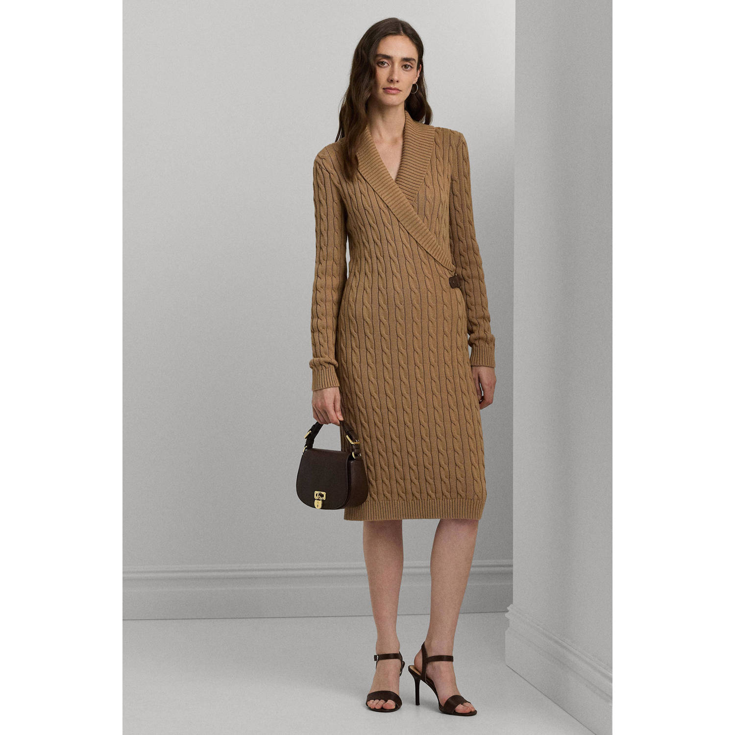 Lauren Ralph Lauren jurk camel