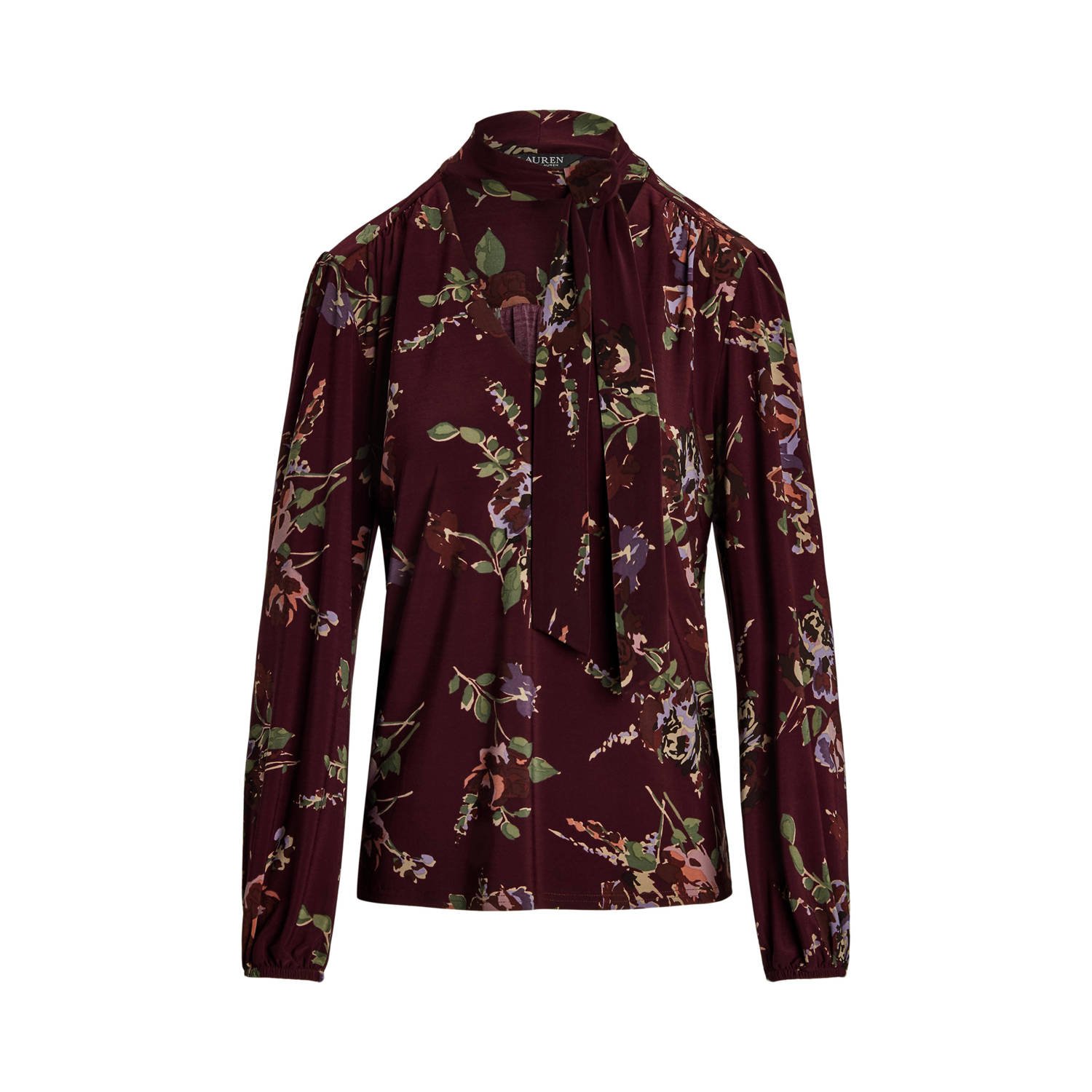 Lauren Ralph Lauren Regular fit blouse met strikdetail model 'RUSHBE'