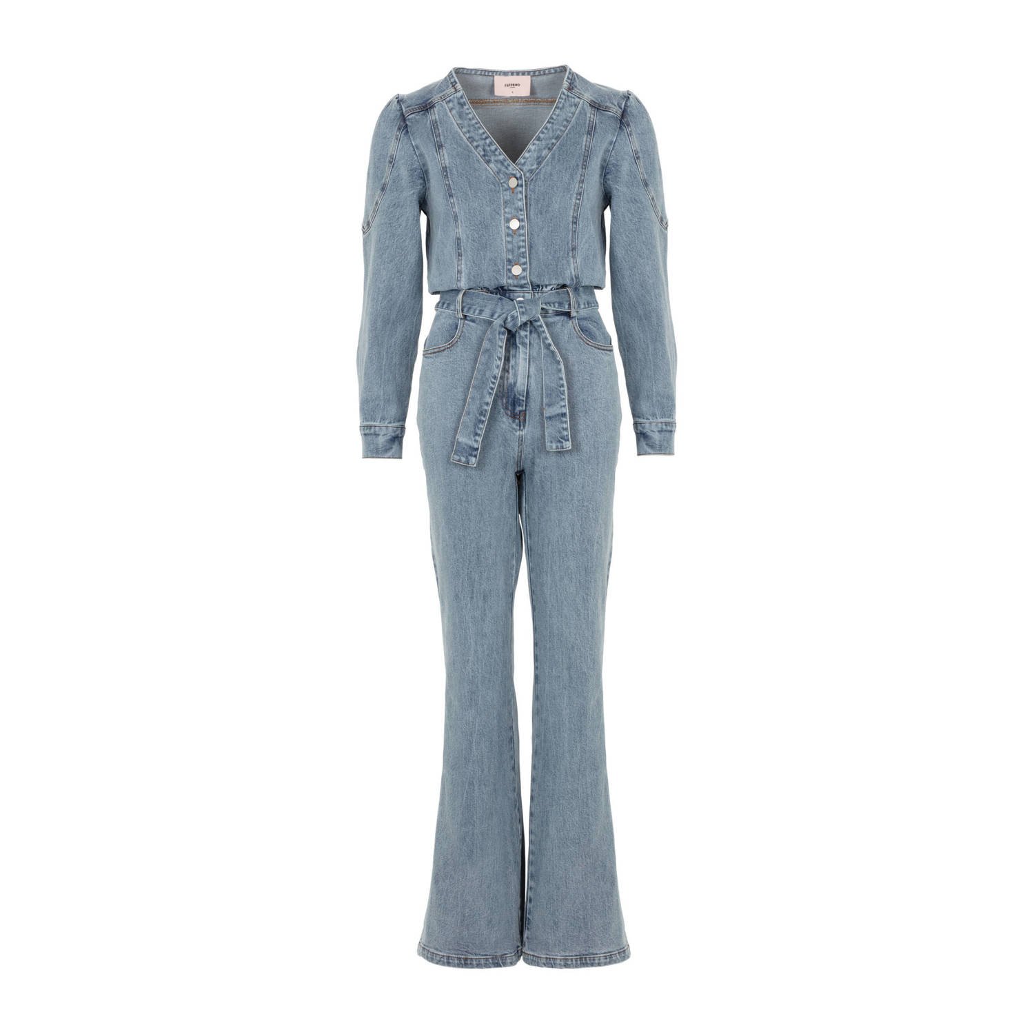 Freebird Chique Blauwe Jumpsuit Josslyn Stijl Blue Dames