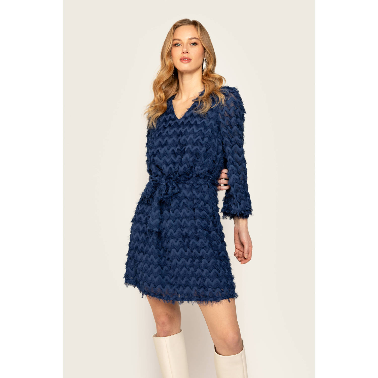 FREEBIRD Dames Jurken Dion Dress Donkerblauw