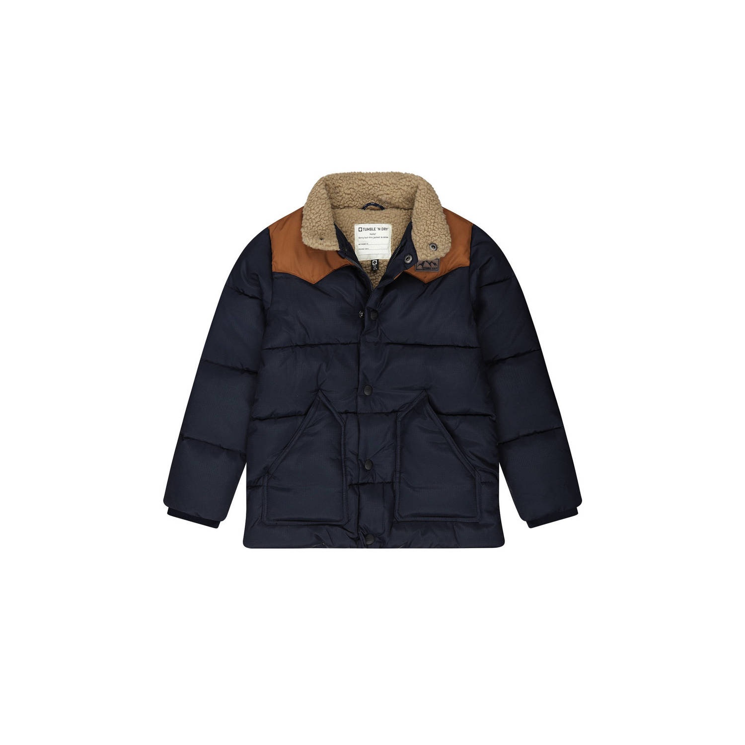 Tumble 'n Dry gewatteerde winterjas Dresden blauw