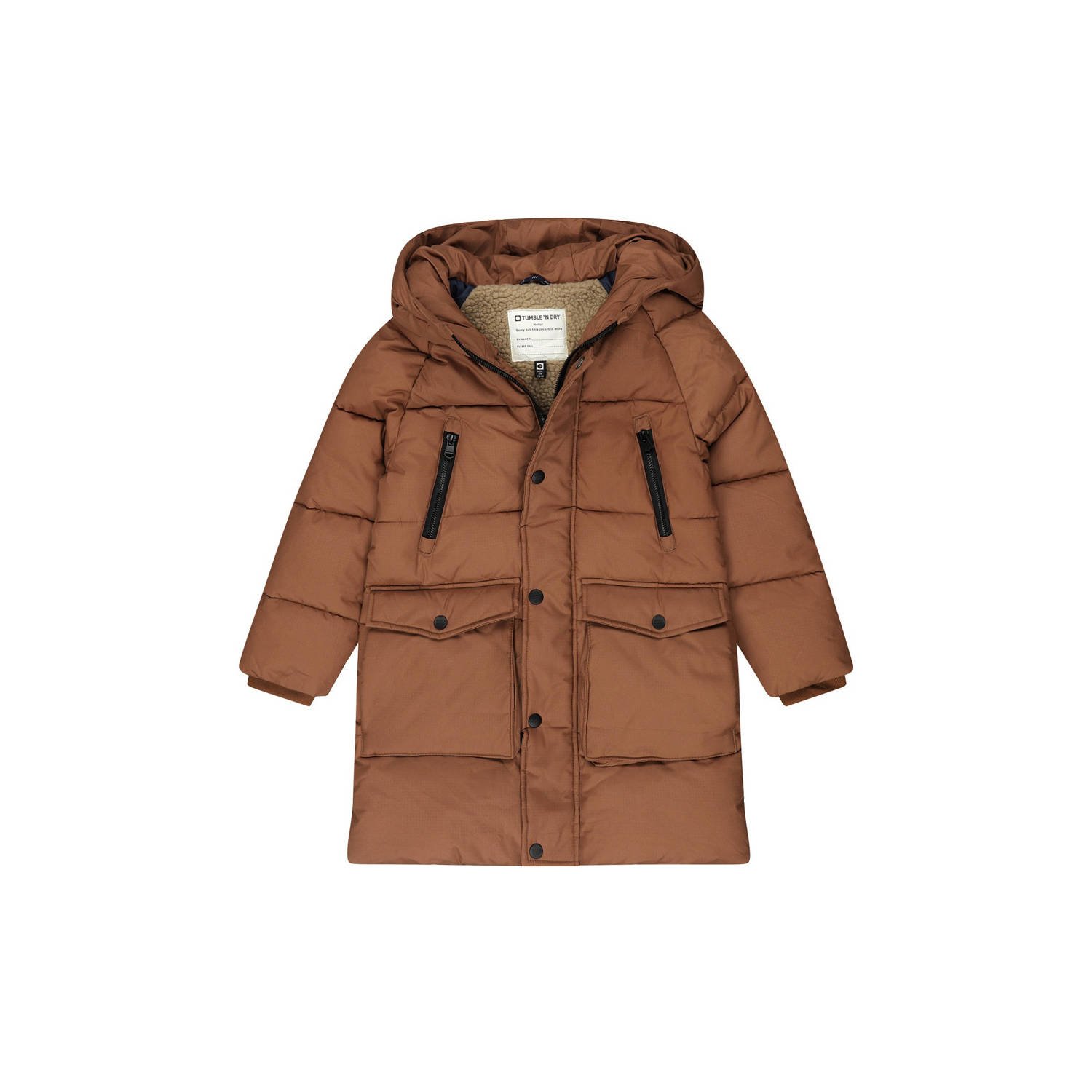 Tumble 'n Dry gewatteerde winterjas Berlin bruin