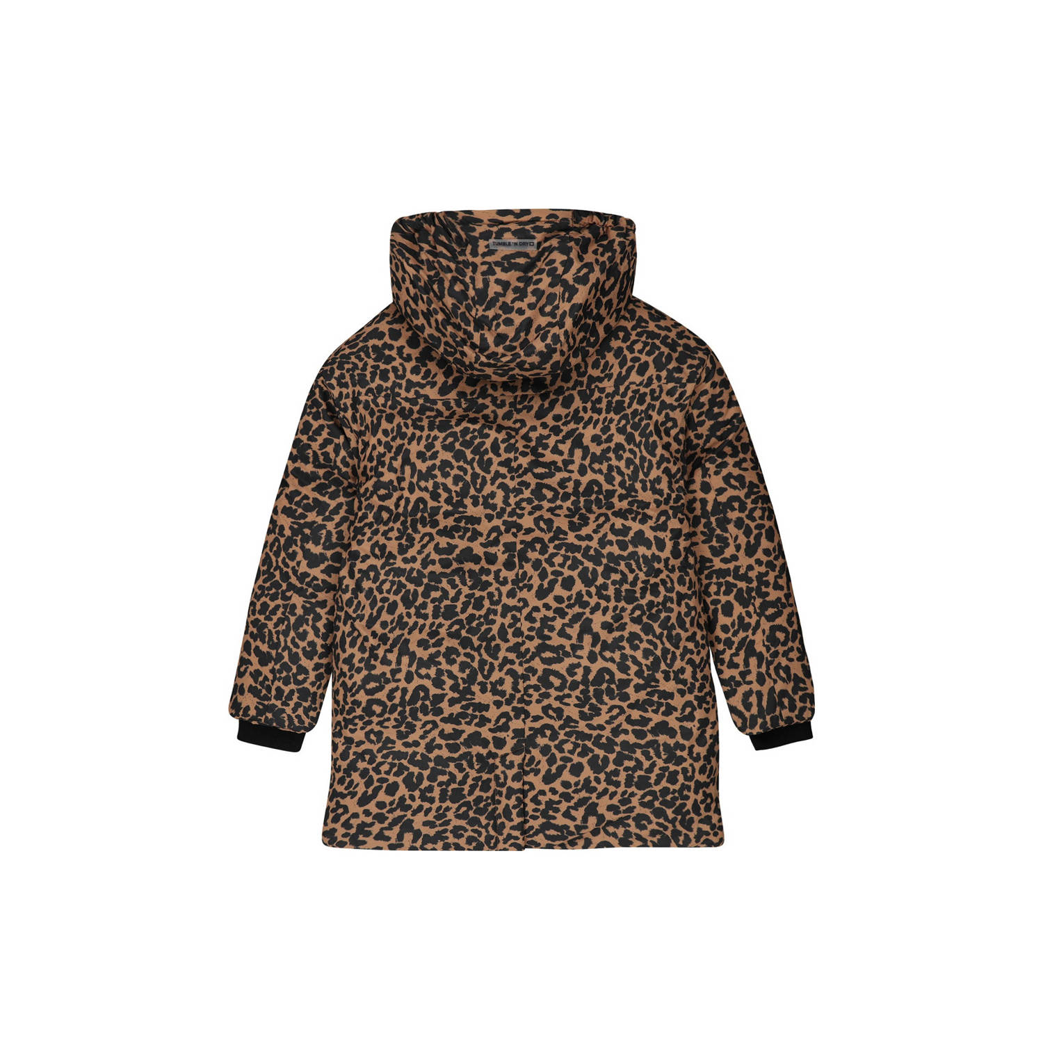 Tumble 'n Dry jas Norden met panterprint bruin zwart